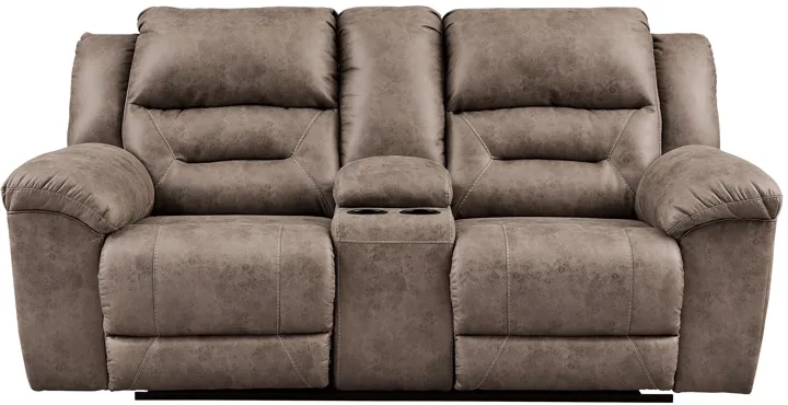 Stoneland Reclining Loveseat with Console