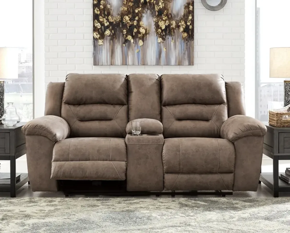 Stoneland Power Reclining Loveseat with Console