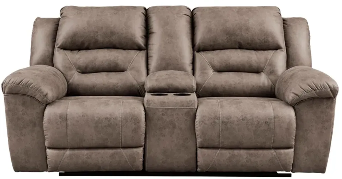 Stoneland Power Reclining Loveseat with Console