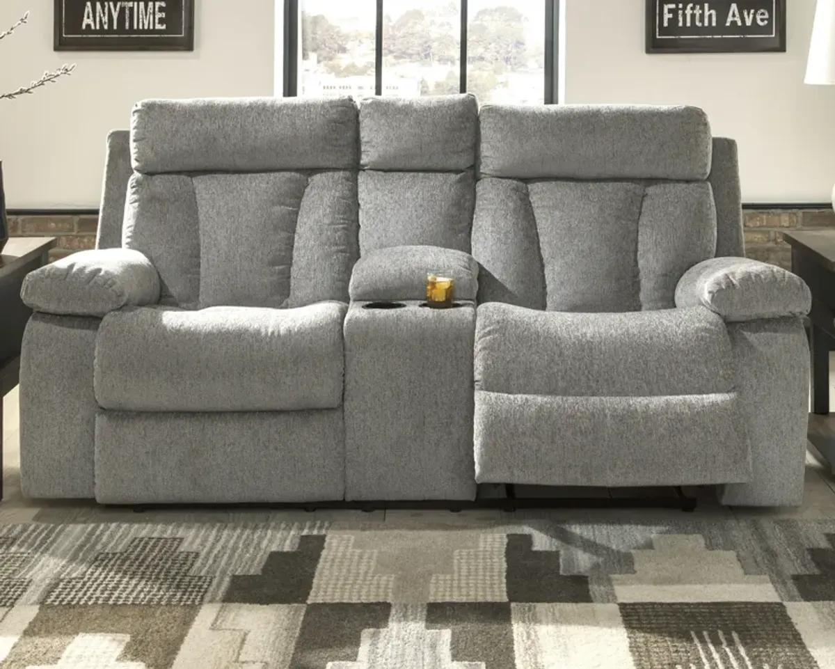 Mitchiner Reclining Loveseat with Console