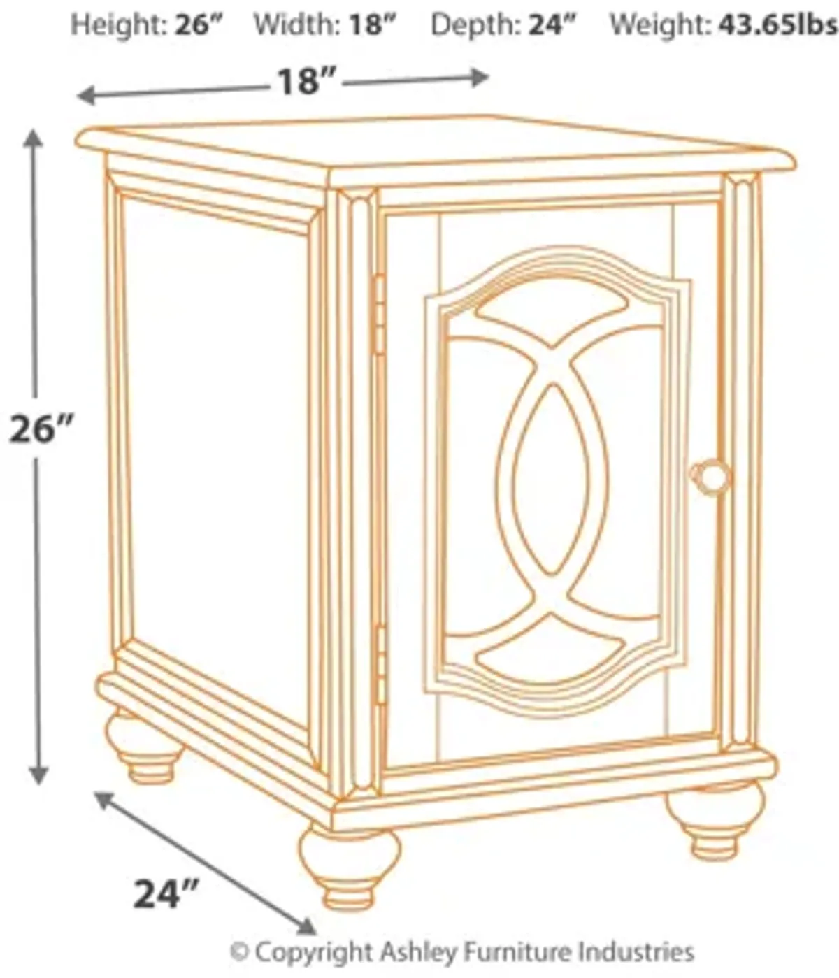 Realyn Chairside End Table