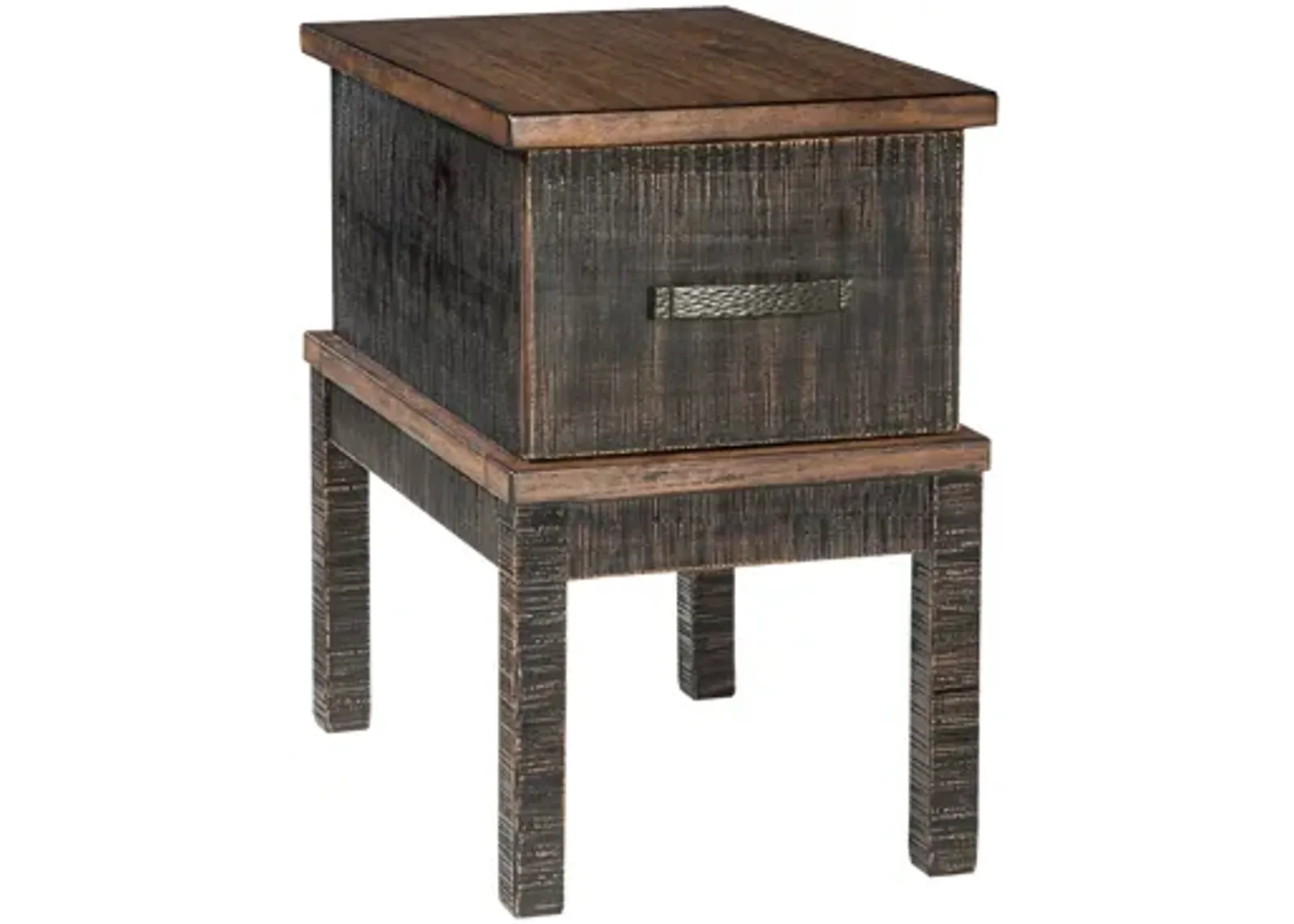 Stanah Chairside End Table with USB Ports & Outlets