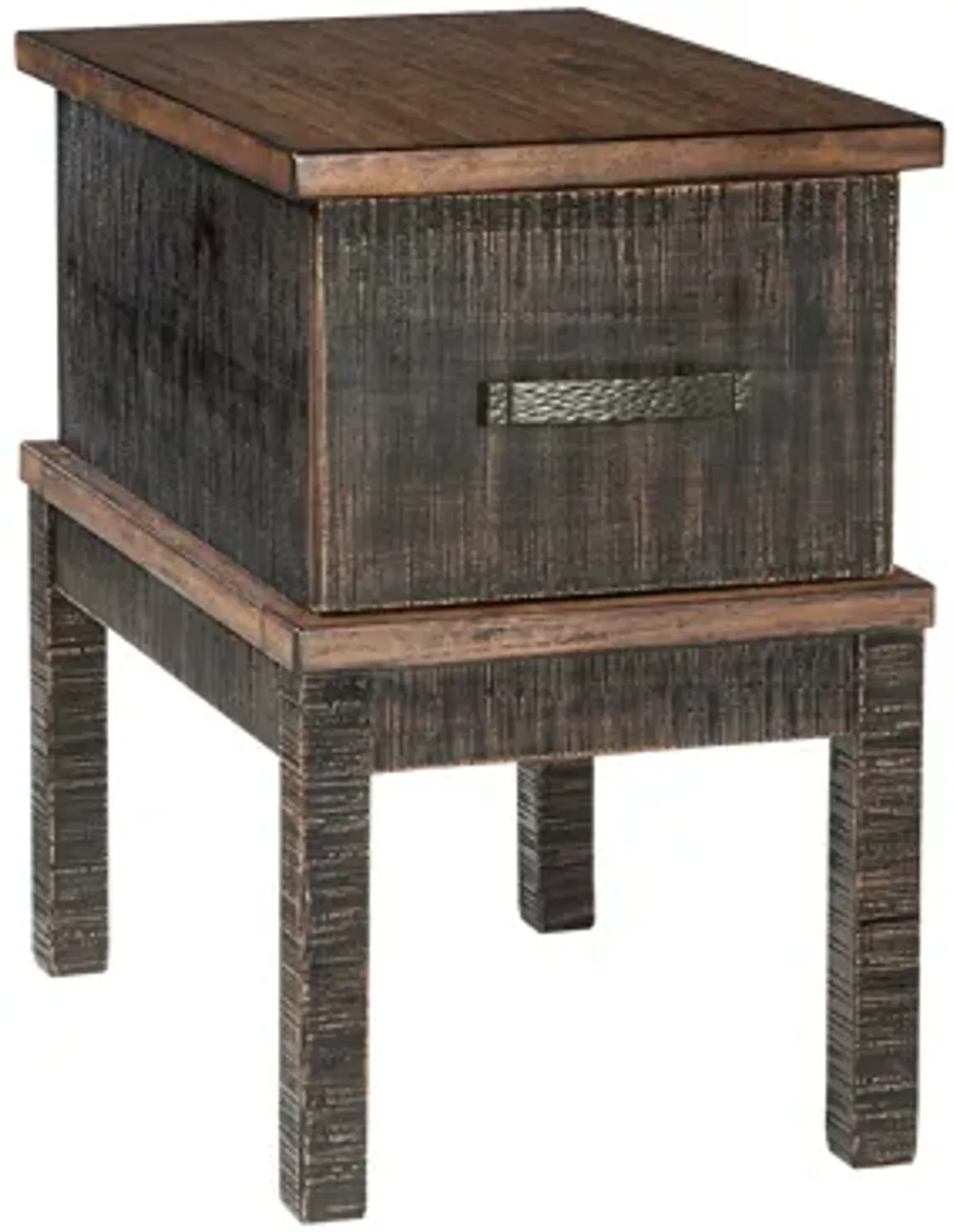 Stanah Chairside End Table with USB Ports & Outlets