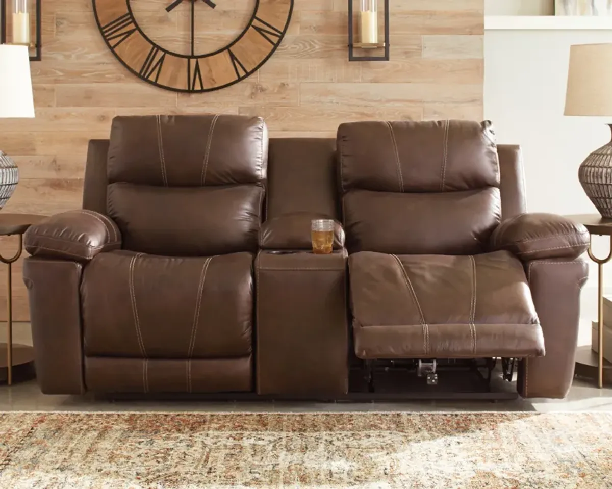 Edmar Power Reclining Loveseat with Console