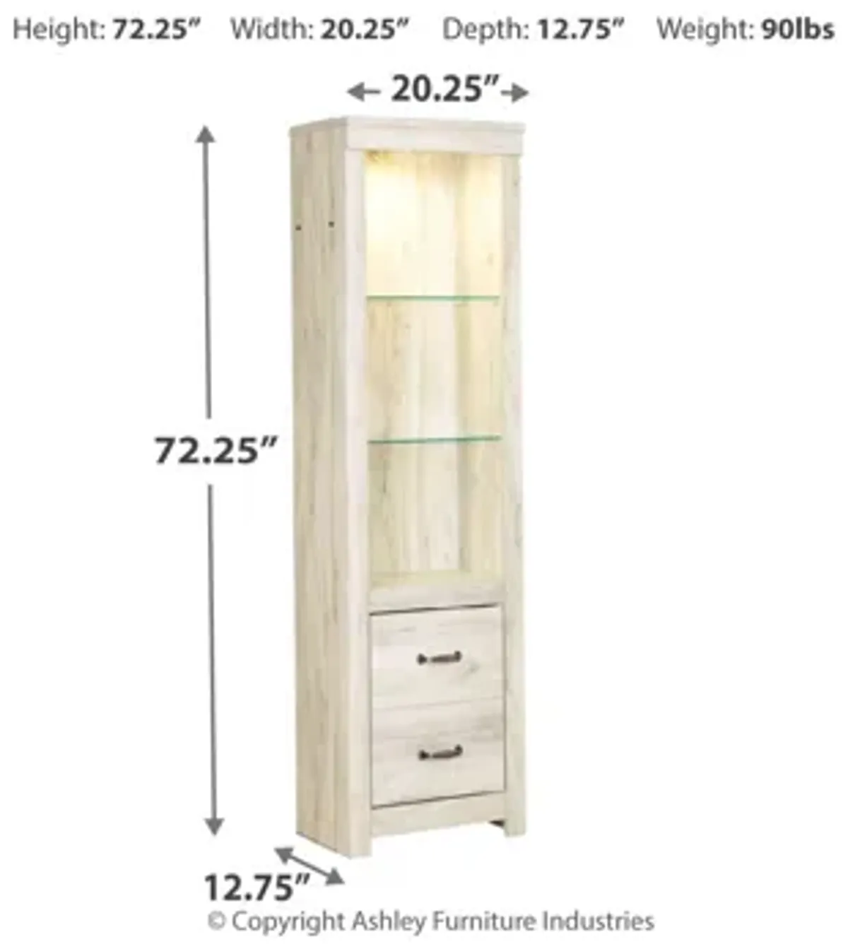 Bellaby 2-Drawer Pier