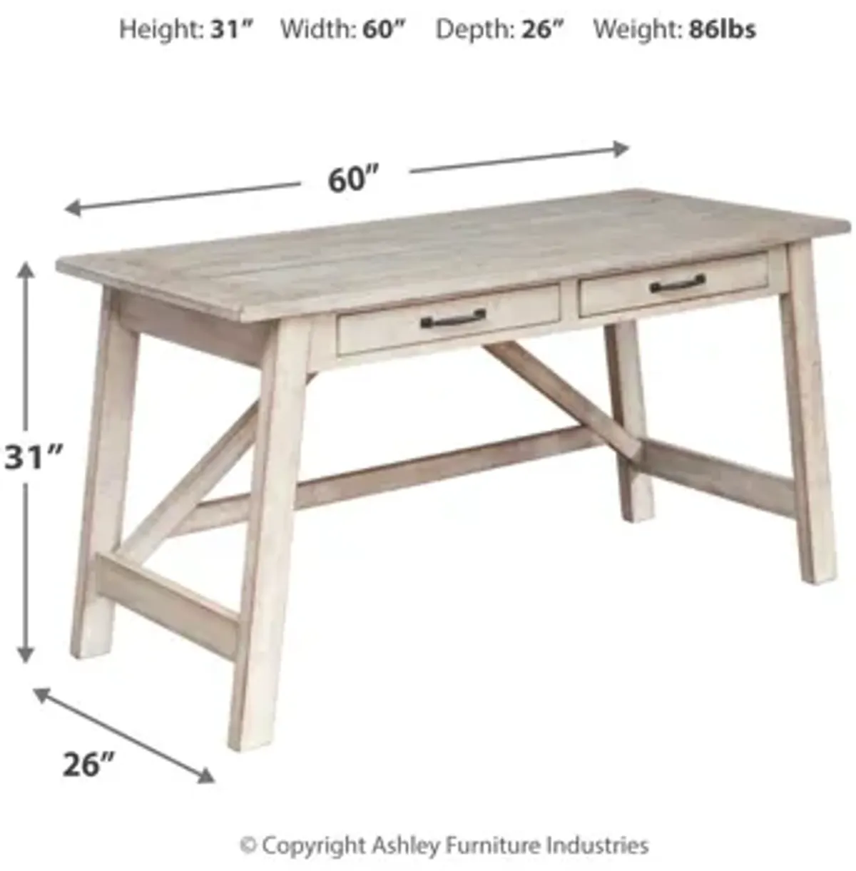 Carynhurst 60" Desk