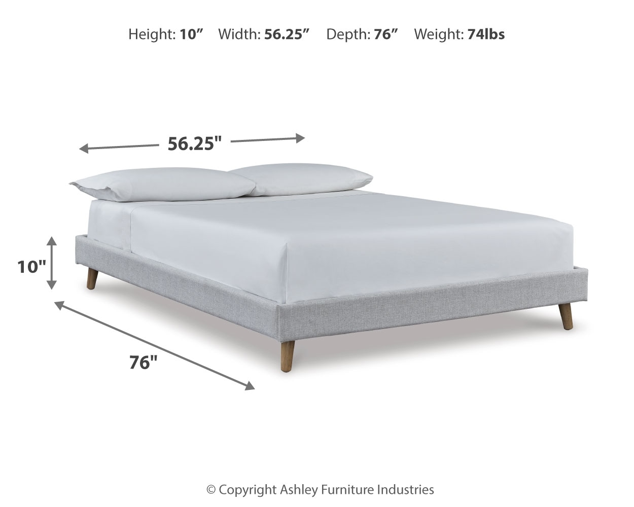 Tannally Full Upholstered Platform Bed