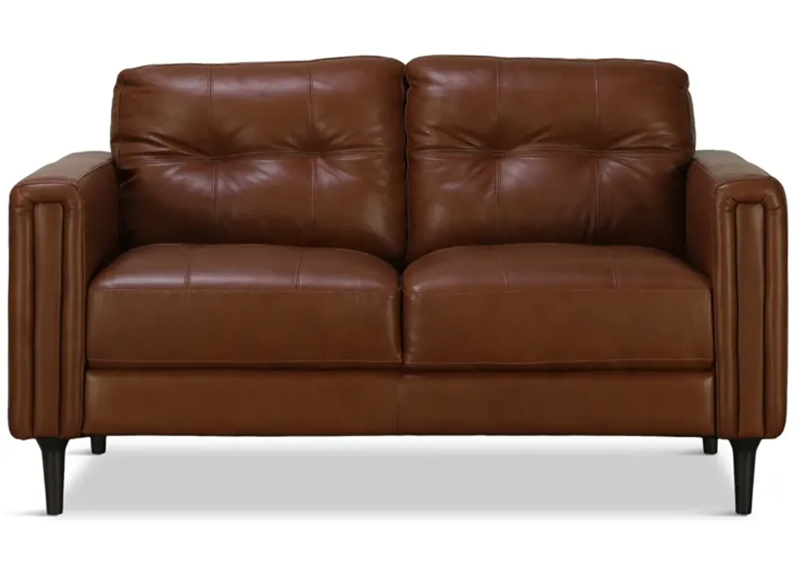 Alaric Leather Loveseat