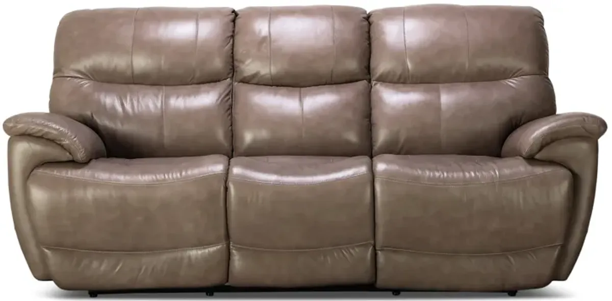 Brookville Leather Power Reclining Sofa