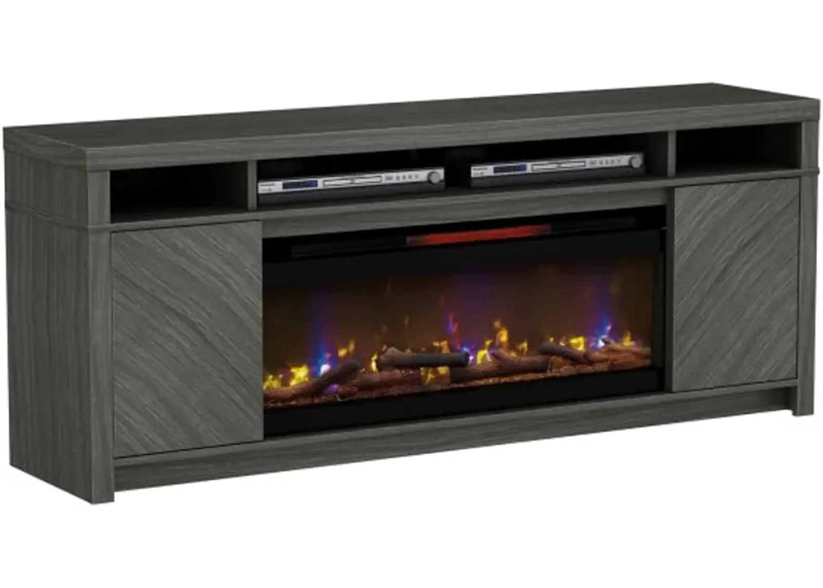 Morado Bay 75" TV Stand with Electric Fireplace