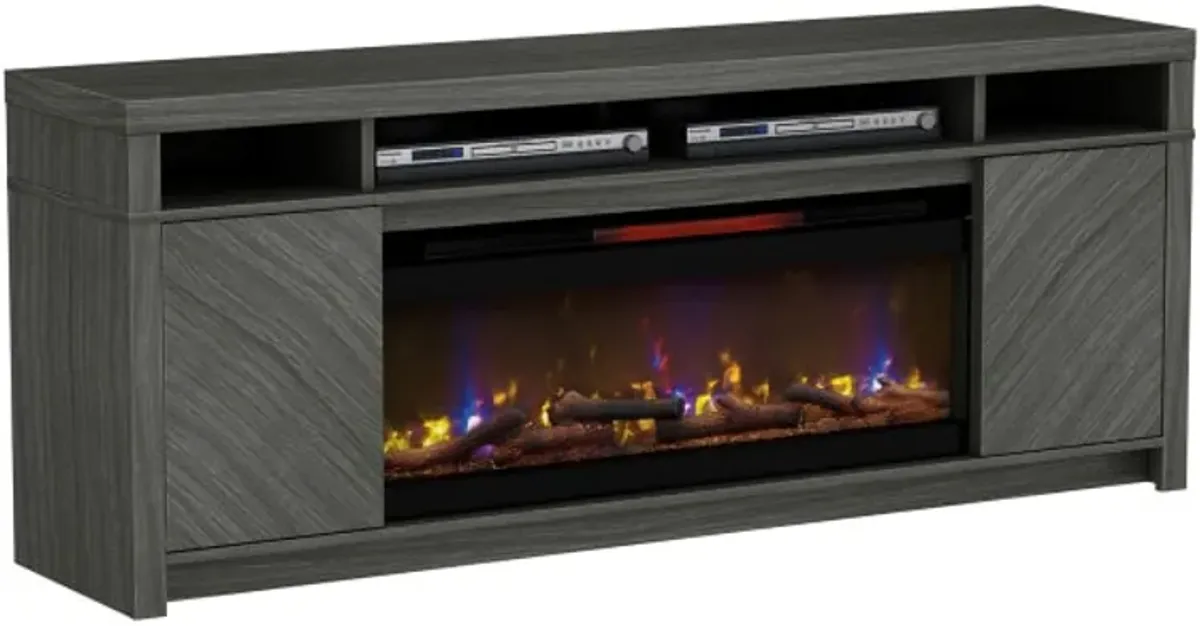 Morado Bay 75" TV Stand with Electric Fireplace