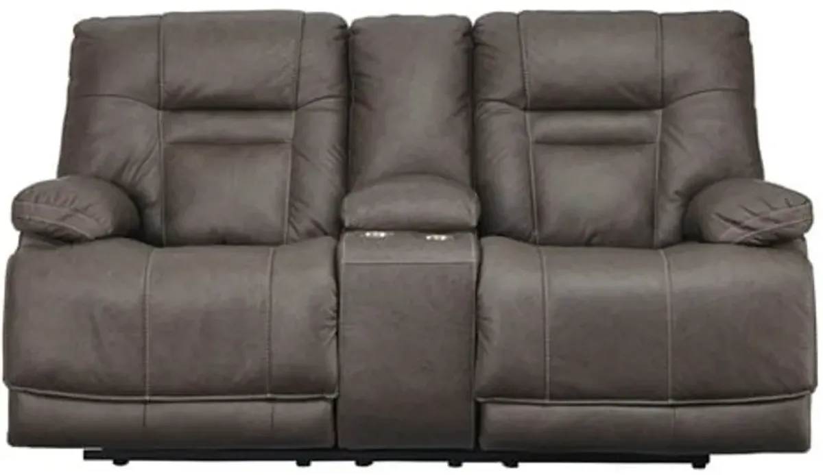 Wurstrow Power Reclining Loveseat with Console