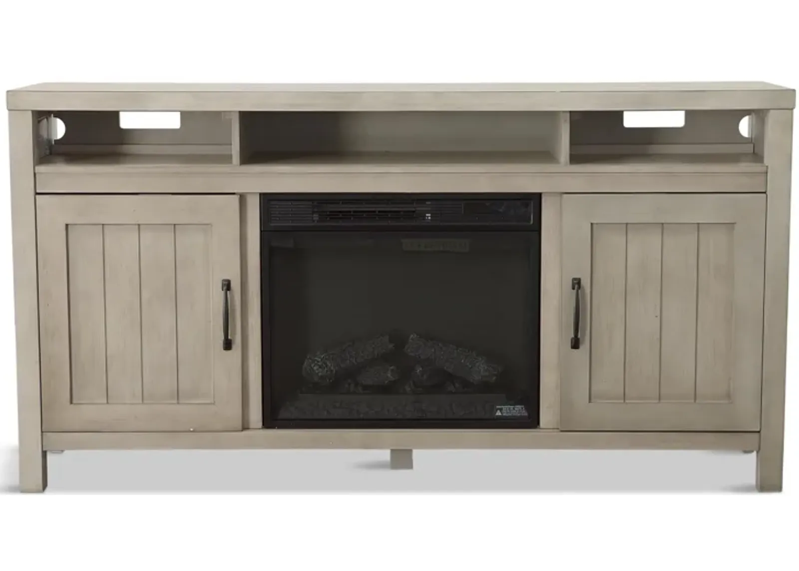 Melissa 63" TV Stand with Electric Fireplace