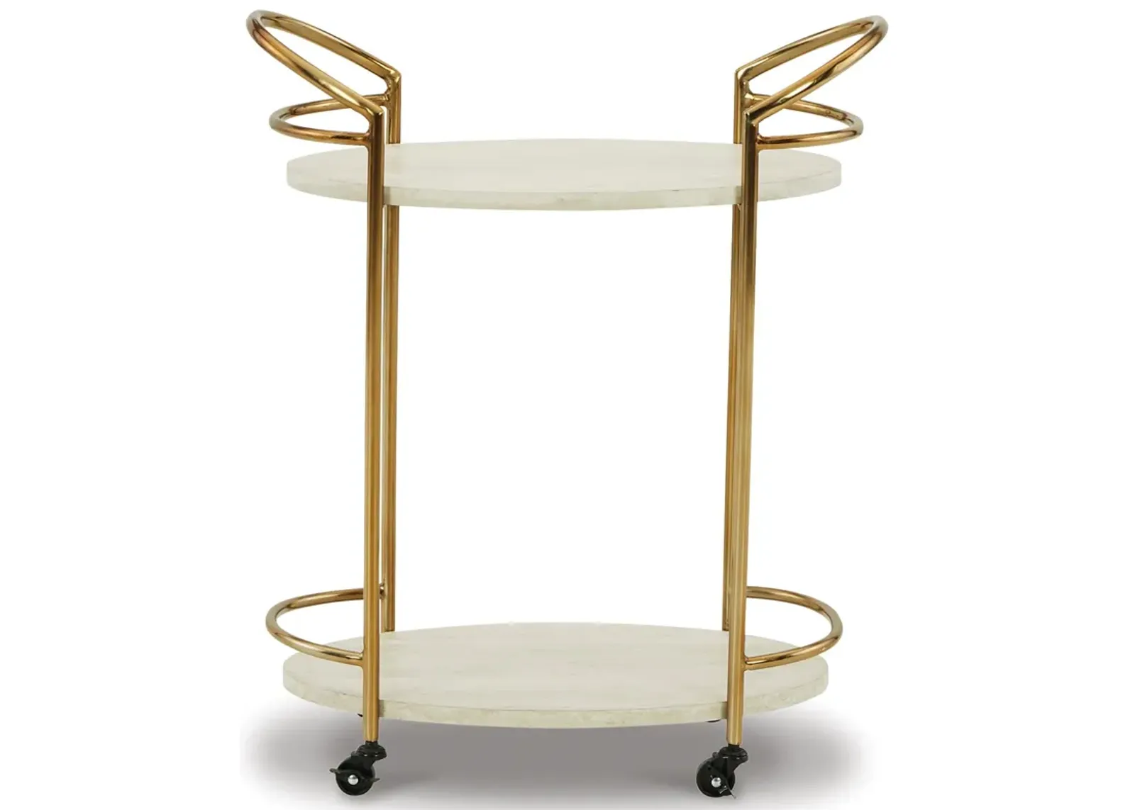 Tarica Bar Cart with Casters