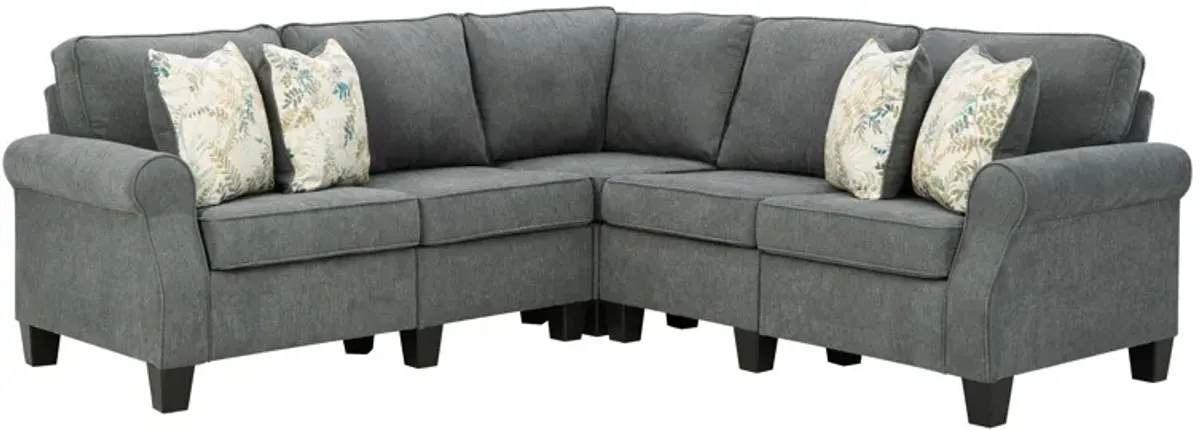 Alessio 4-Piece Ready-To-Assemble Sectional