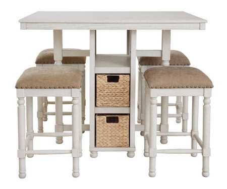 Robbinsdale Counter Height Dining Table and Bar Stools (Set of 5)