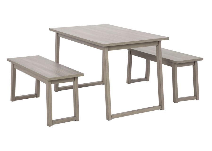 Loratti Dining Table and Benches (Set of 3)