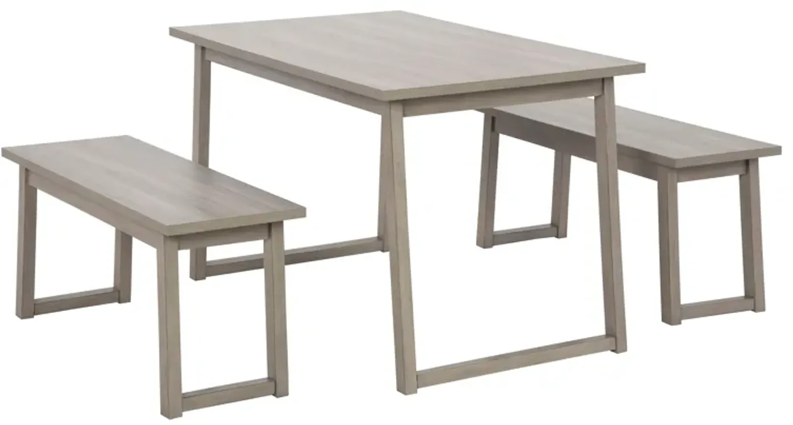 Loratti Dining Table and Benches (Set of 3)