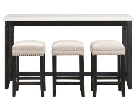 Anchorville Counter Height Dining Table and Bar Stools (Set of 4)