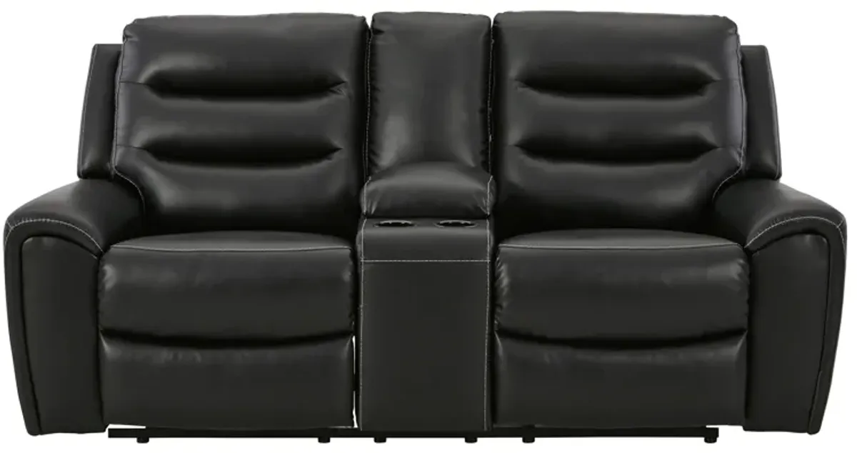 Warlin Power Reclining Loveseat with Console