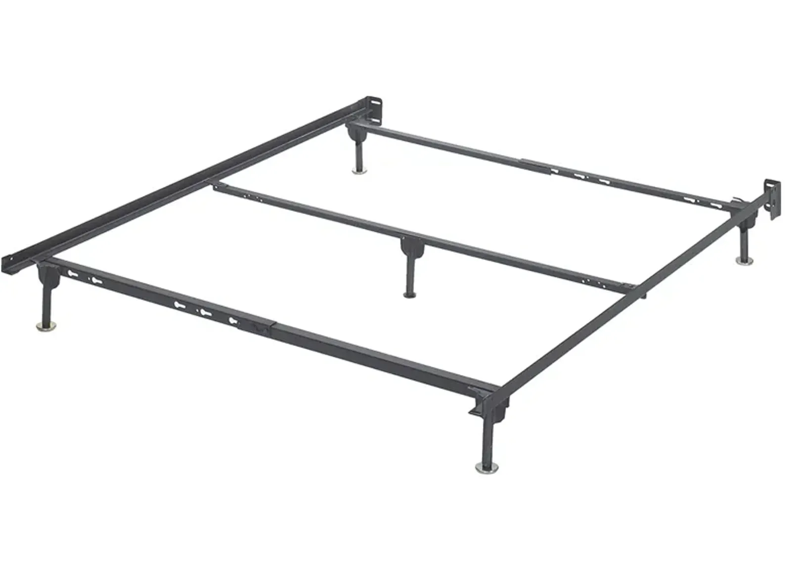 Frames and Rails Queen Bolt on Metal Bed Frame