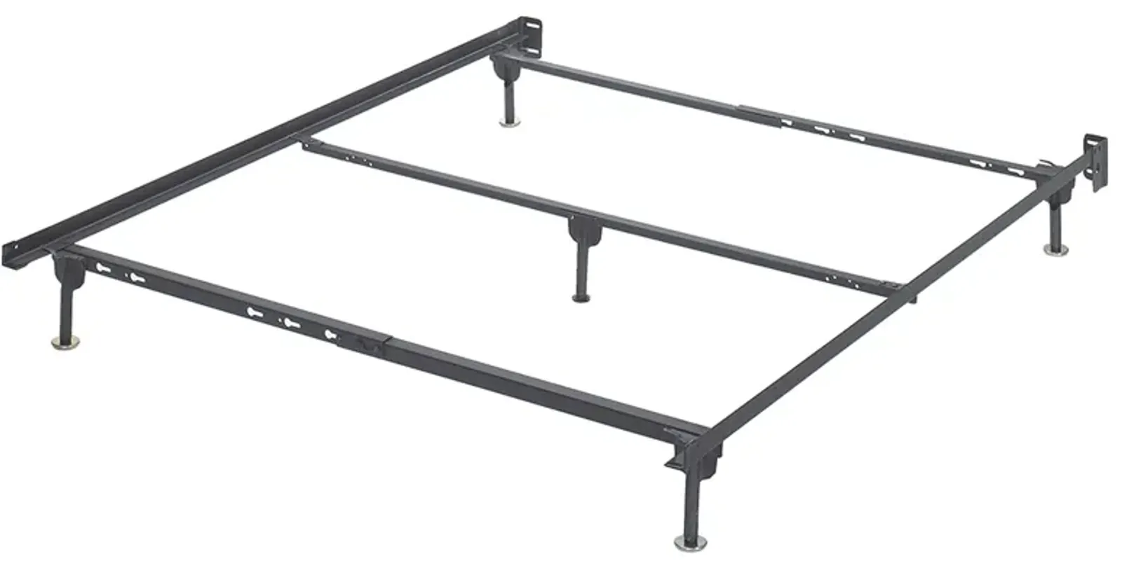 Frames and Rails Queen Bolt on Metal Bed Frame