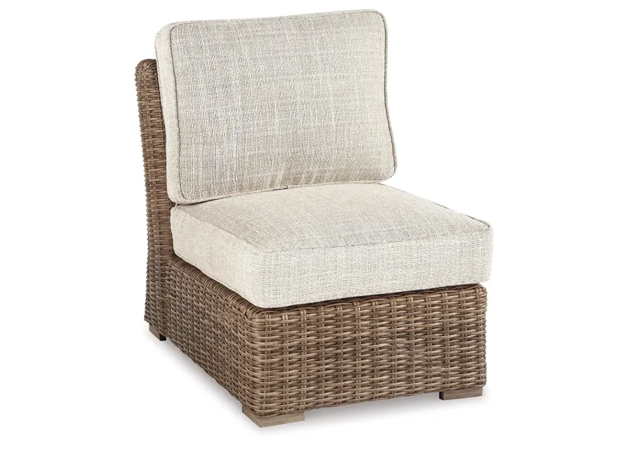 Beachcroft Outdoor Armless Chair with Cushion