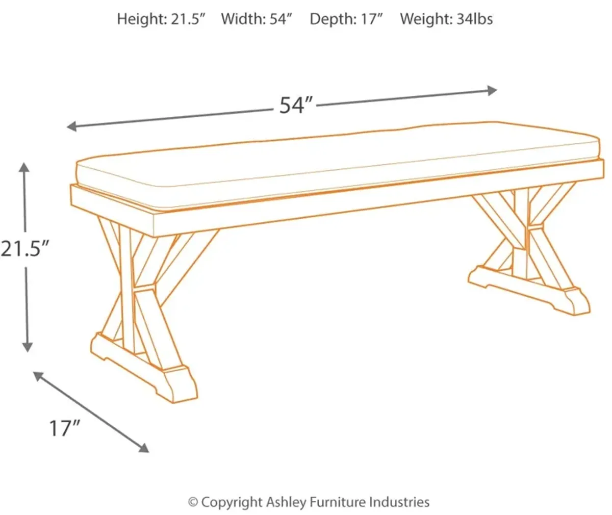 Beachcroft Outdoor Bench