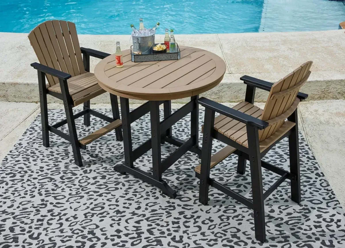 Fairen Trail 3-Piece Bar Height Outdoor Dining Set