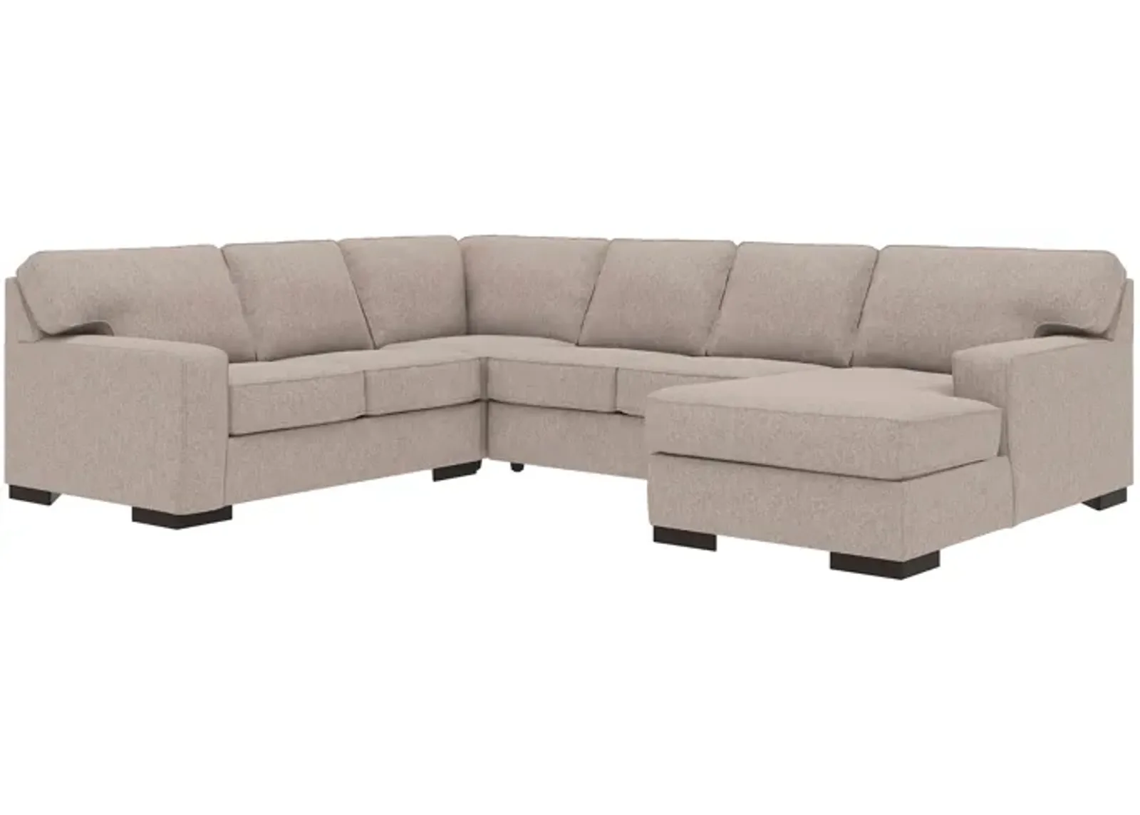 Ashlor Nuvella 4-Piece Sectional with Chaise