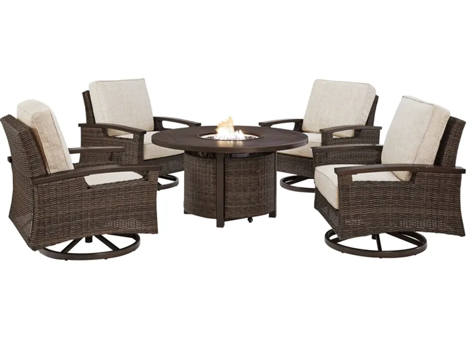 Paradise Trail 5-Piece Outdoor Fire Pit Set