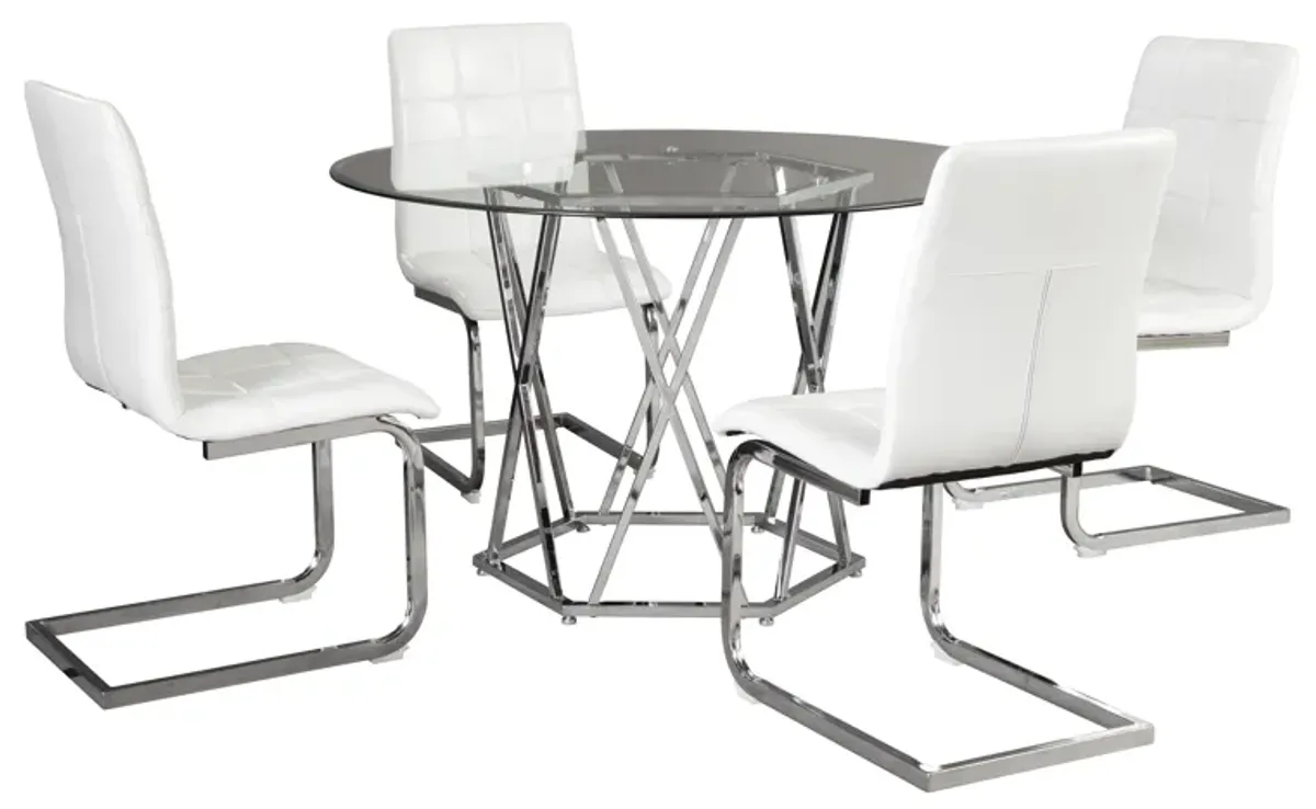 Madanere Dining Table and 4 Chairs