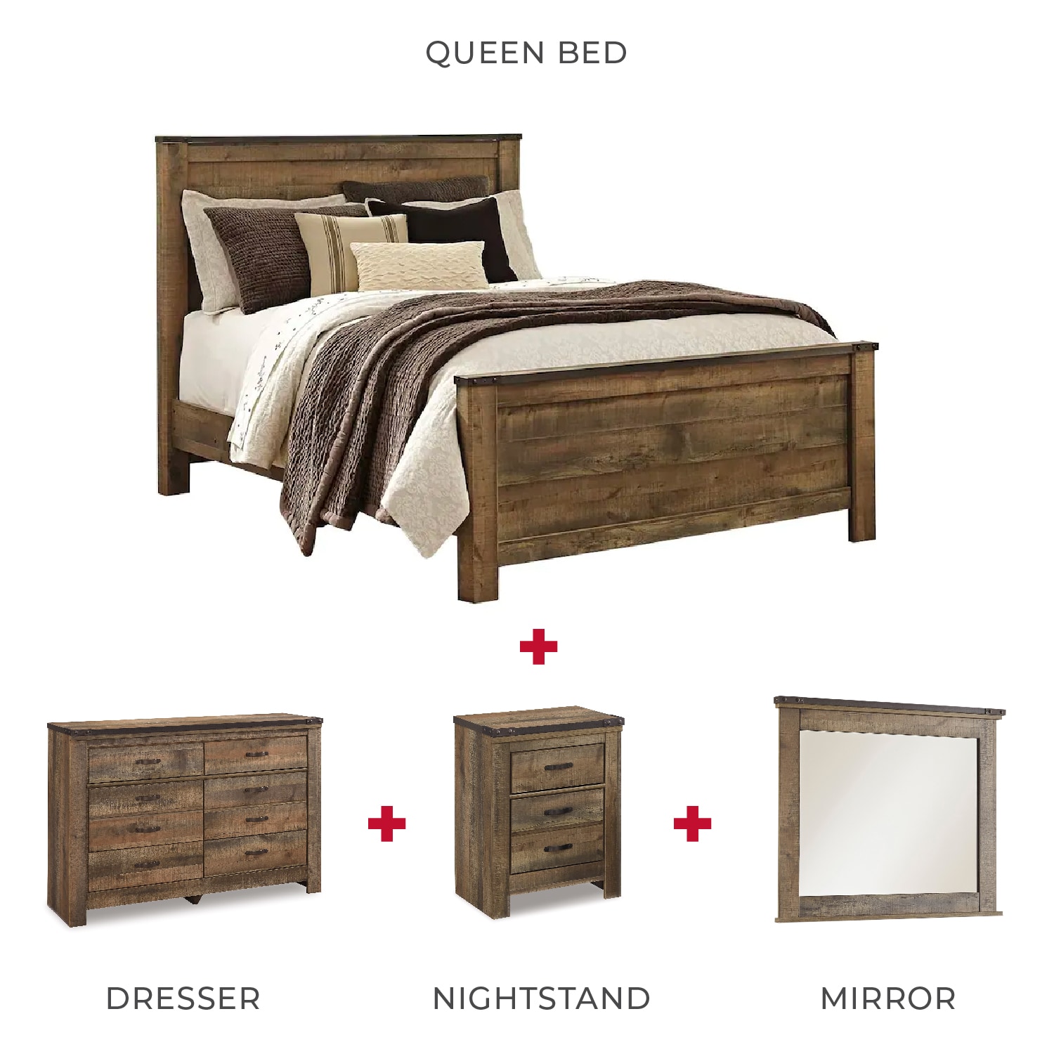 Trinell 4-Piece Queen Bedroom Set