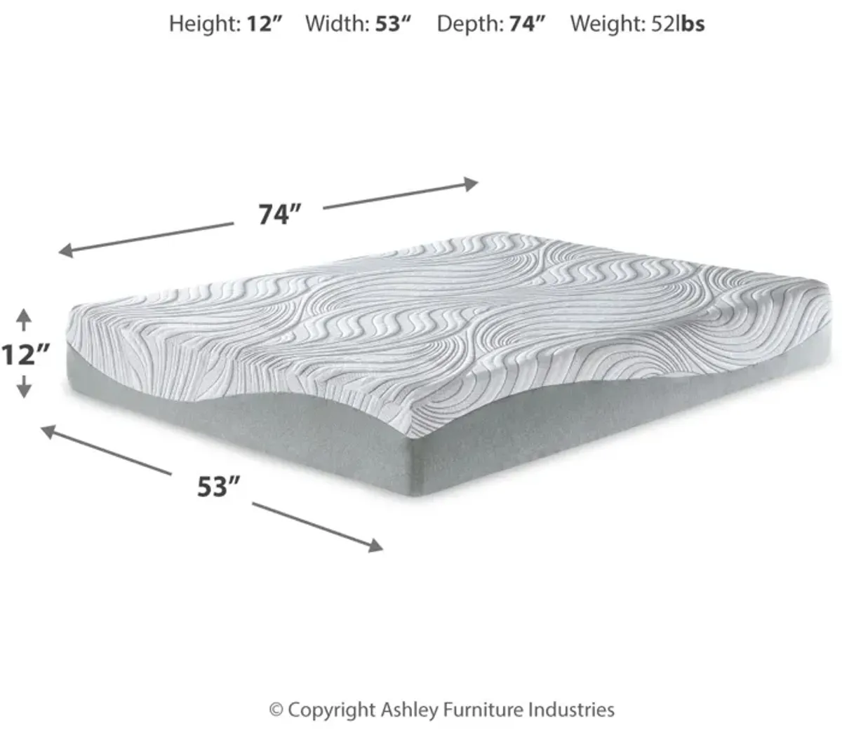 12" Memory Foam Full Mattress