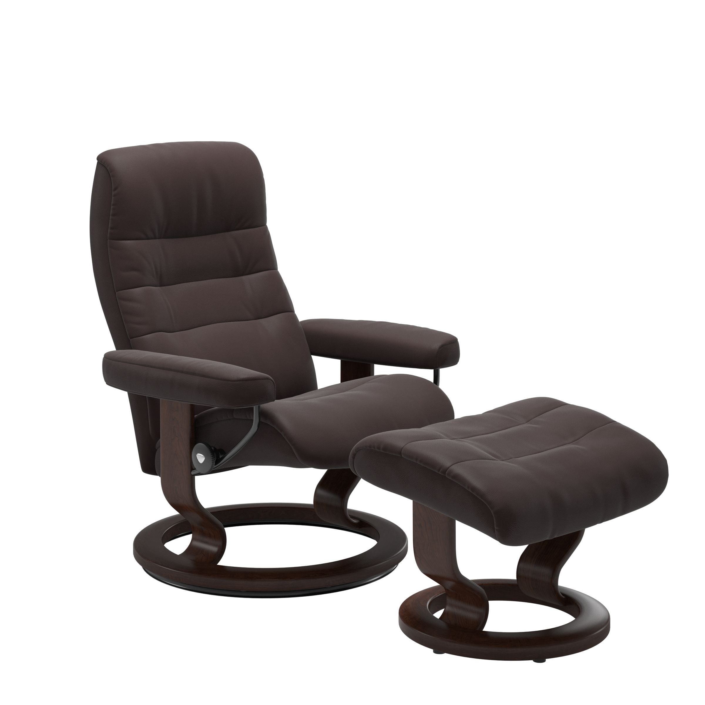 Opal Large Classic Chair and Ottoman