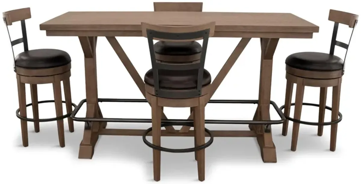 Benton 5-Piece Bar Height Dining Set