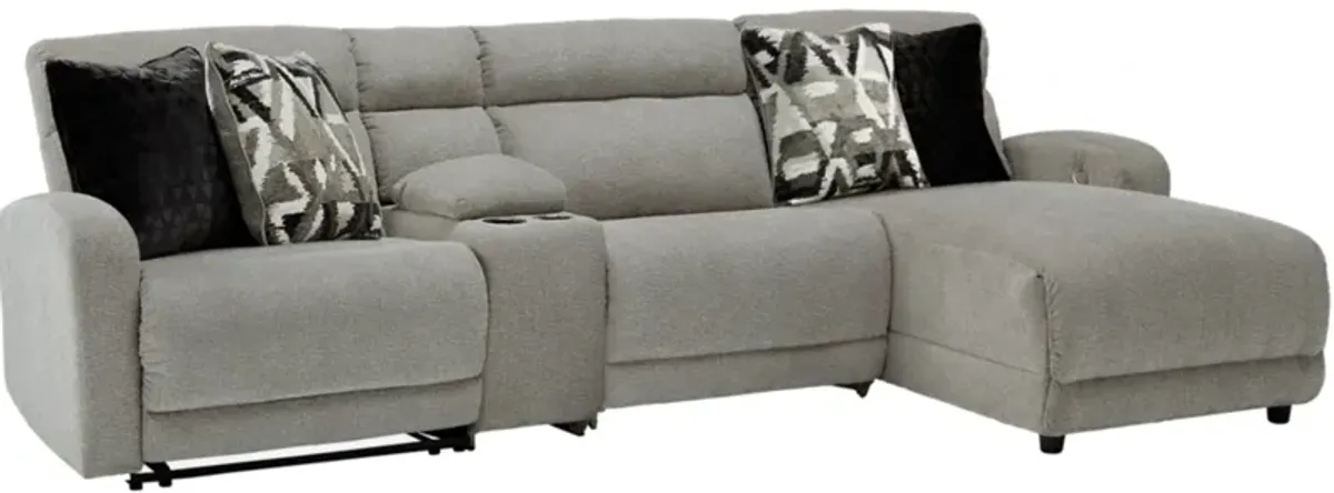 Colleyville 4-Piece Power Reclining Sectional with Chaise