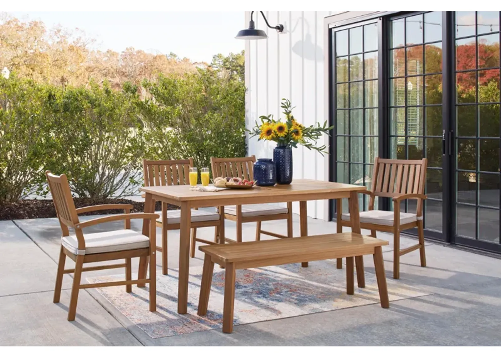 Janiyah 6-Piece Outdoor Dining Set