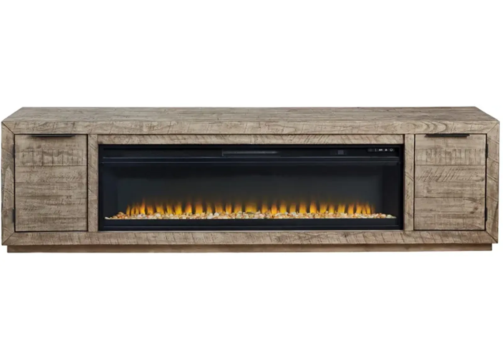 Krystanza 92" TV Stand with Electric Fireplace