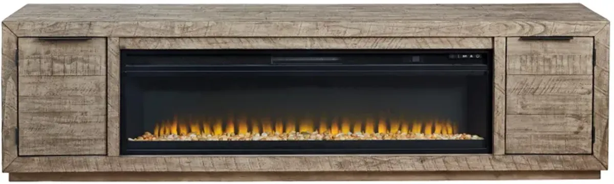 Krystanza 92" TV Stand with Electric Fireplace