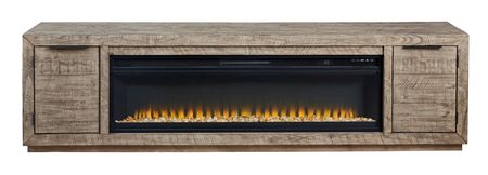 Krystanza 92" TV Stand with Electric Fireplace