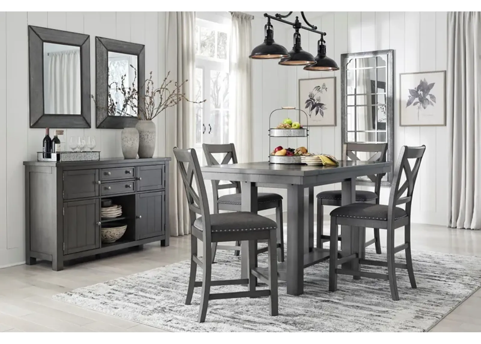 Myshanna 5-Piece Counter Dining Set