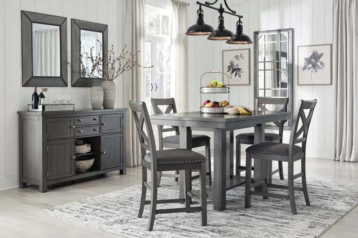 Myshanna 5-Piece Counter Dining Set