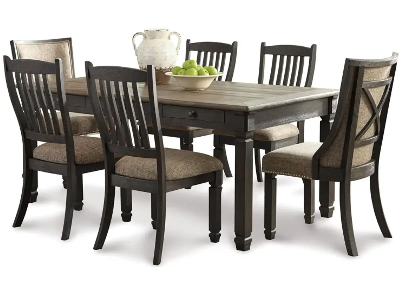 Tyler Creek Dining Table and 6 Chairs Set