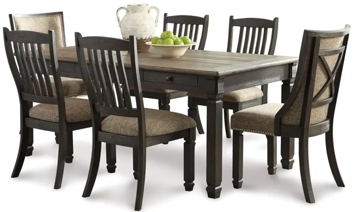 Tyler Creek Dining Table and 6 Chairs Set