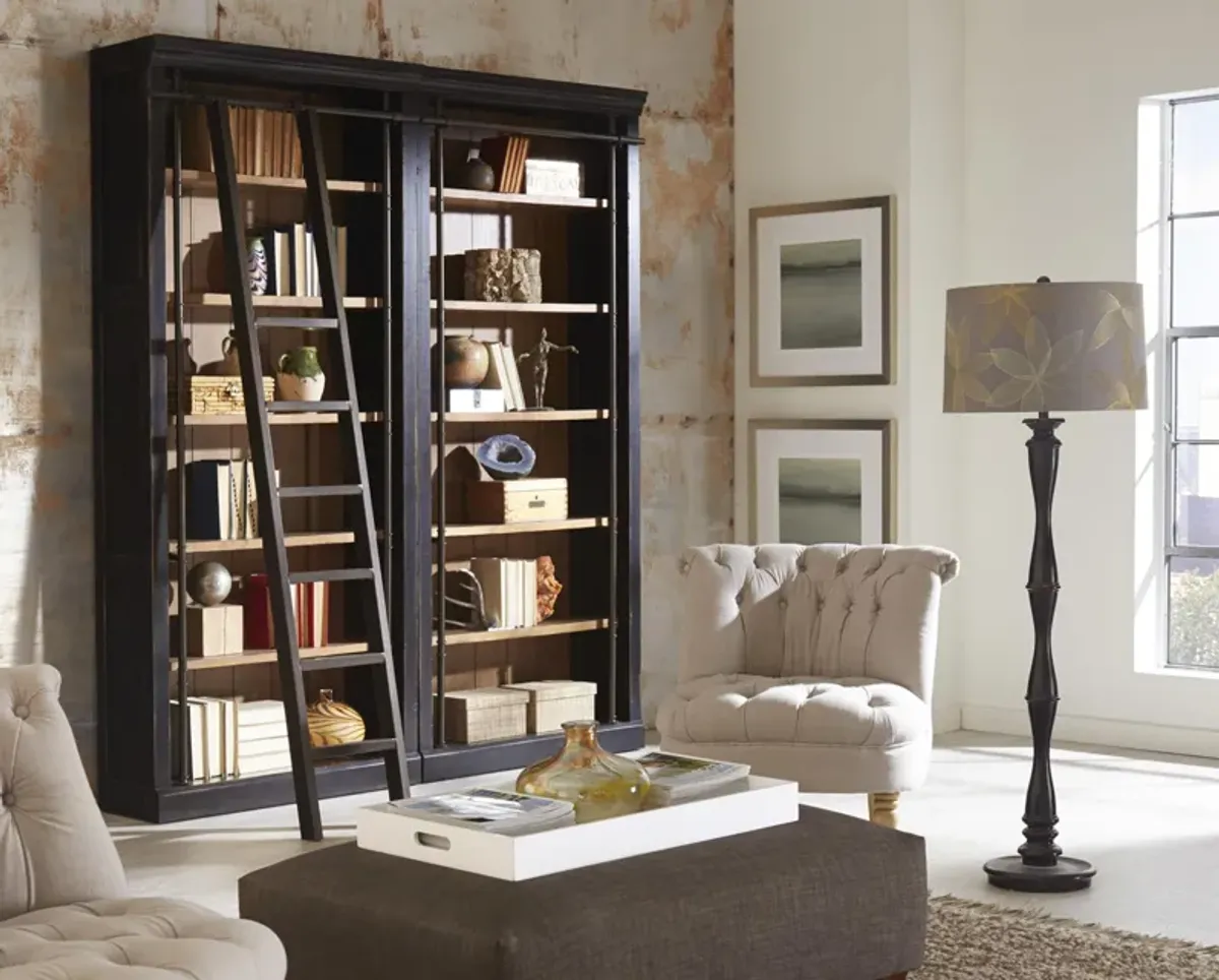 Toulouse 2 Bookcases with Ladder