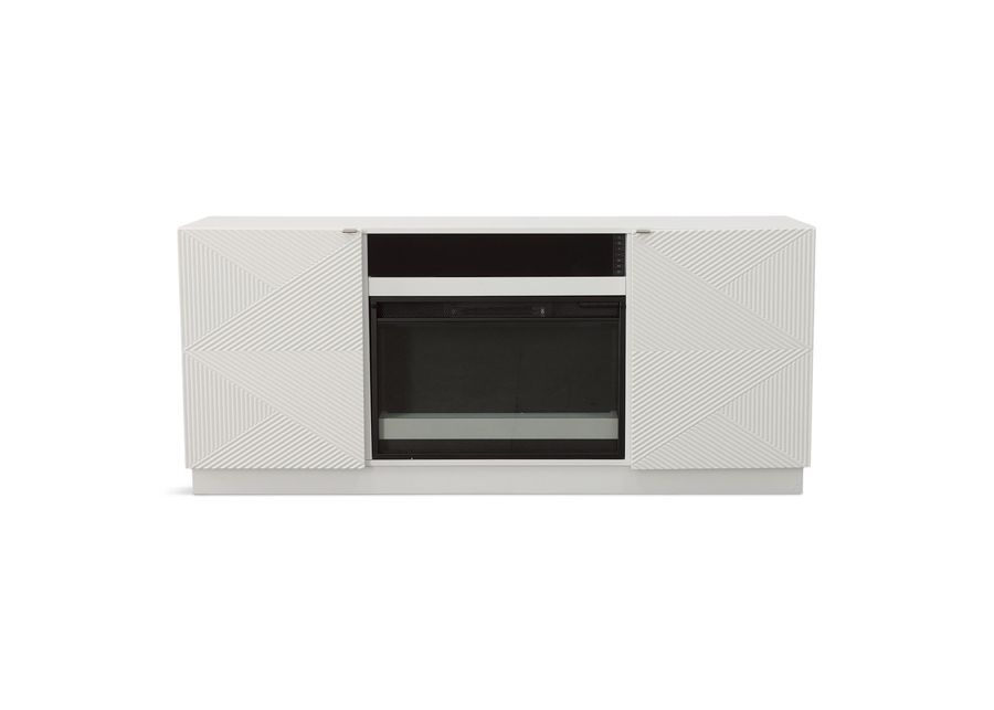 Paxton Media Mantel with Electric Fireplace and Speaker