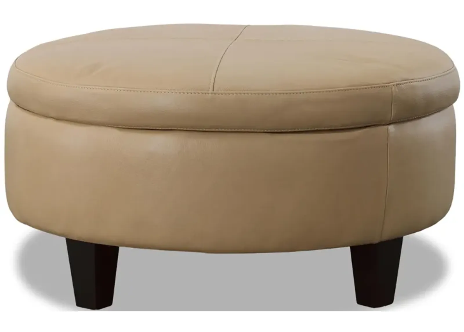 Cheney Leather Storage Ottoman