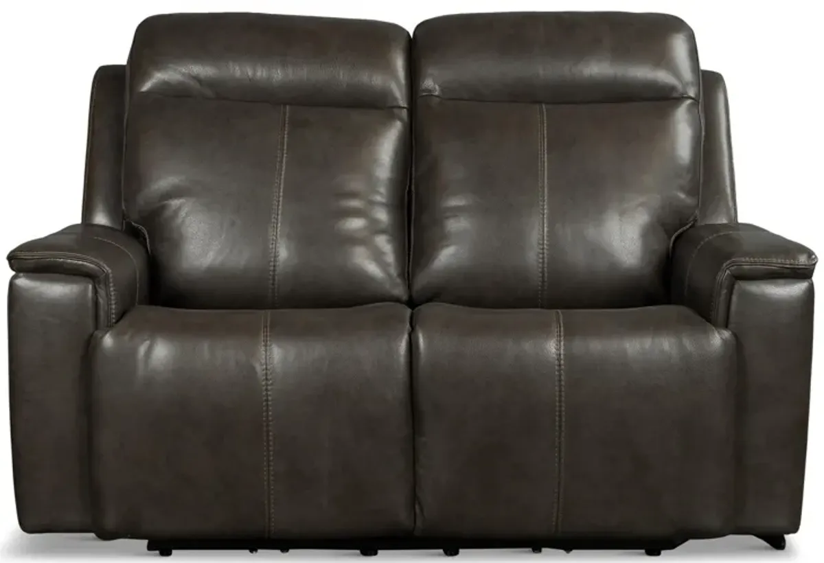 Castin Power Reclining Loveseat in Grey