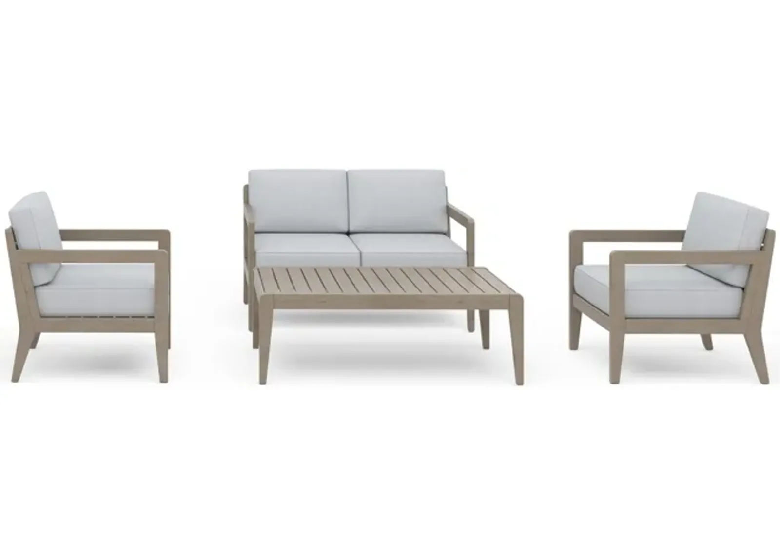 Sustain Outdoor loveseat 4-Piece Set